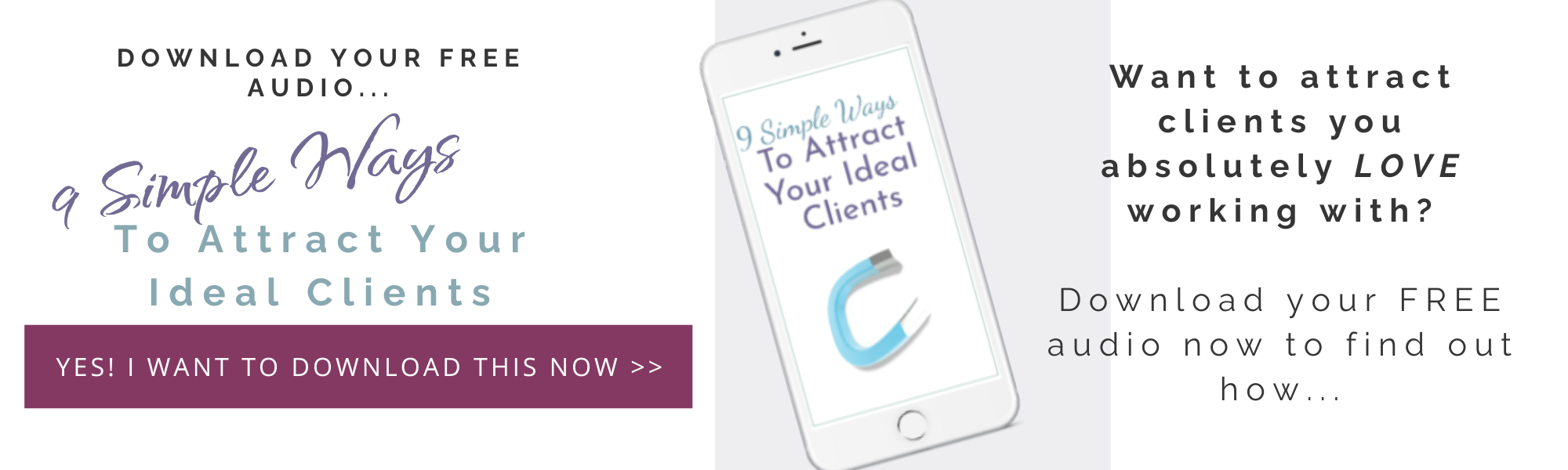 Attract your ideal clients